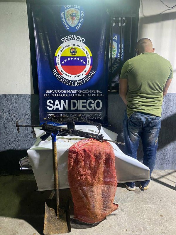 Policía de Carabobo detuvo a sujeto por porte ilícito de armas