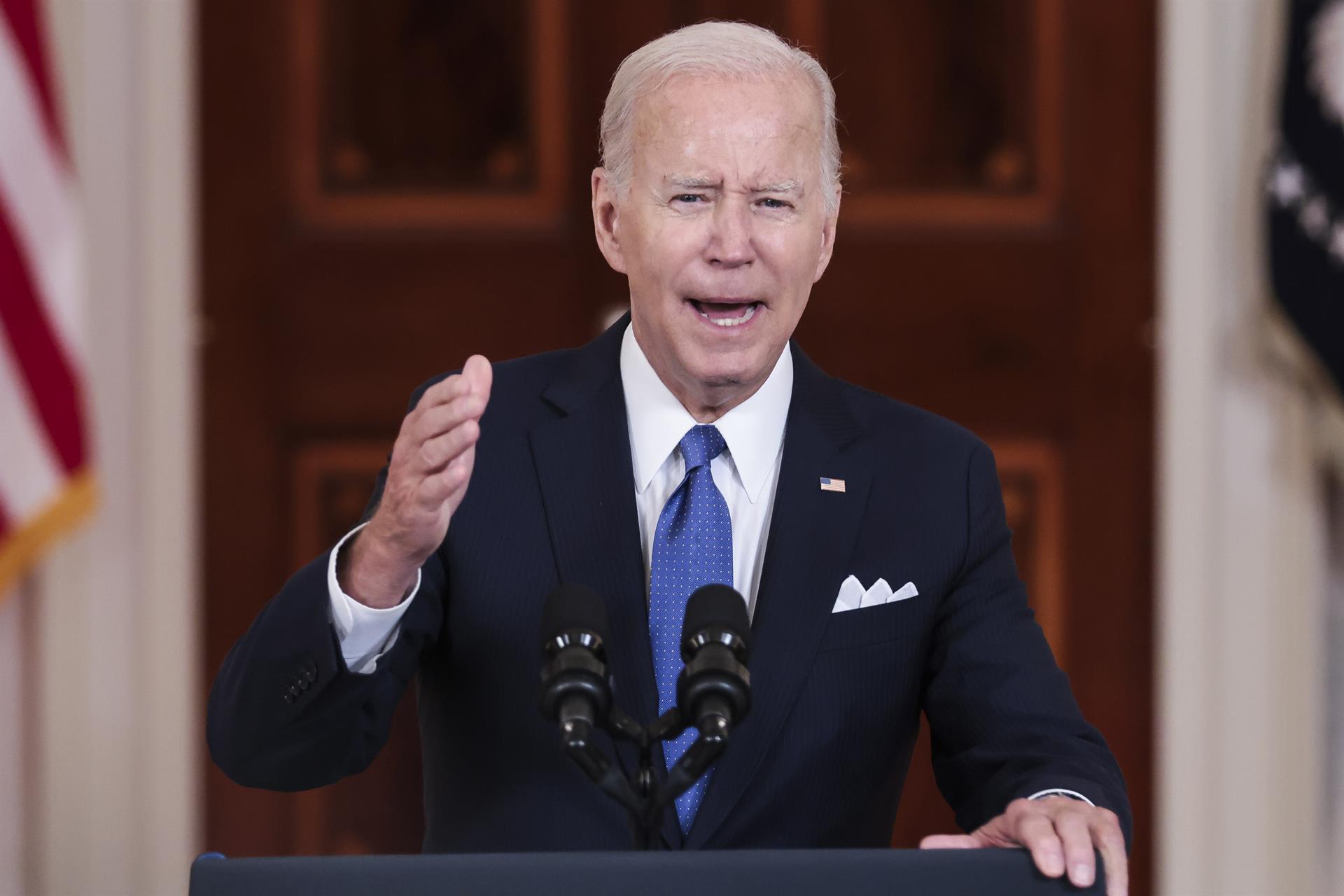 Joe Biden, presidente de EE. UU. Foto: Oliver Contreras / EFE