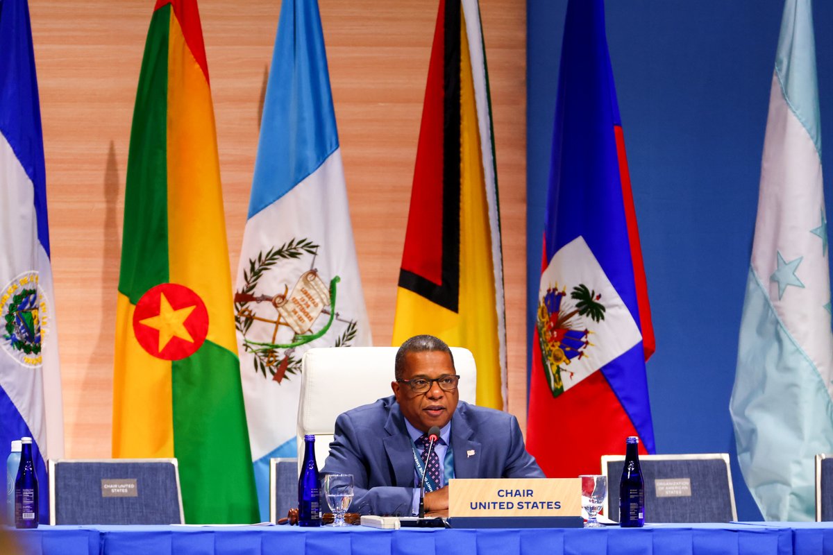 Subsecretario de Asuntos del Hemisferio Occidental, Departamento de Estado de EE.UU., Brian Nichols. Foto: Twitter Brian Nichols (@WHAAsstSecty).