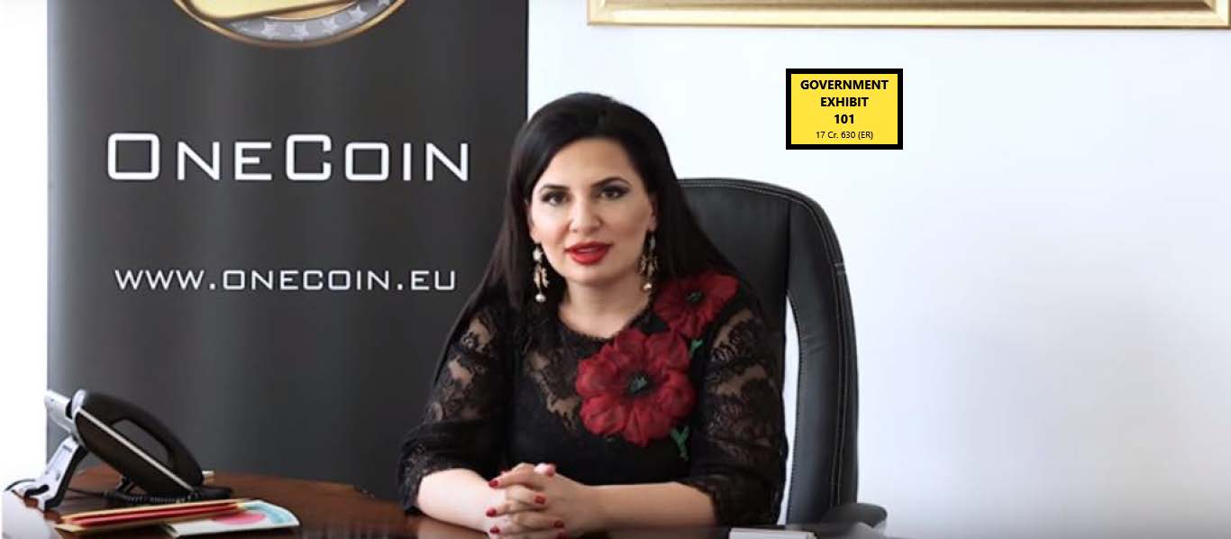 Ruja Ignatova, también conocida como 'Cryptoqueen'. Foto: Twitter Fiscalía del distrito Sur de Nueva York.