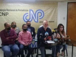 Foto: Twitter Colegio Nacional de Periodistas (@cnpven).