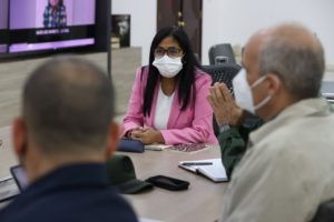 Vicepresidenta de la administración de Nicolás Maduro, Delcy Rodríguez. Twitter: Delcy Rodríguez.