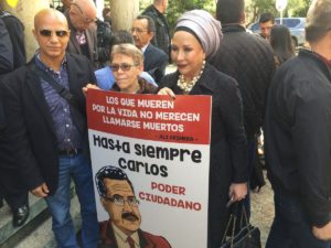 Senadora colombiana, Piedad Córdoba, durante la conmemoración de los 92 años de fundación del Partido Comunista Colombiano (PCC). Foto: Twitter Piedad Córdoba (@piedadcordoba).