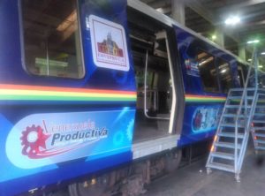 Nuevos trenes que serán incorporados al Metro de Caracas. Foto @rvaraguayan