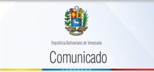 Comunicado. Captura de pantalla