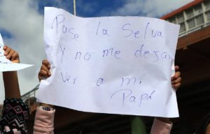Niños venezolanos en frontera de EE.UU. Foto EFE