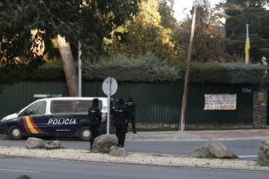 Embajada de Ucrania en Madrid. Foto EFE
