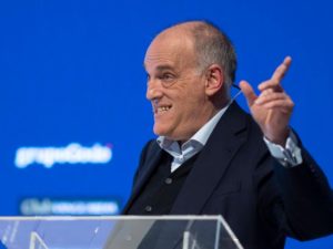 Javier Tebas, presidente de La Liga española. Foto: EFE