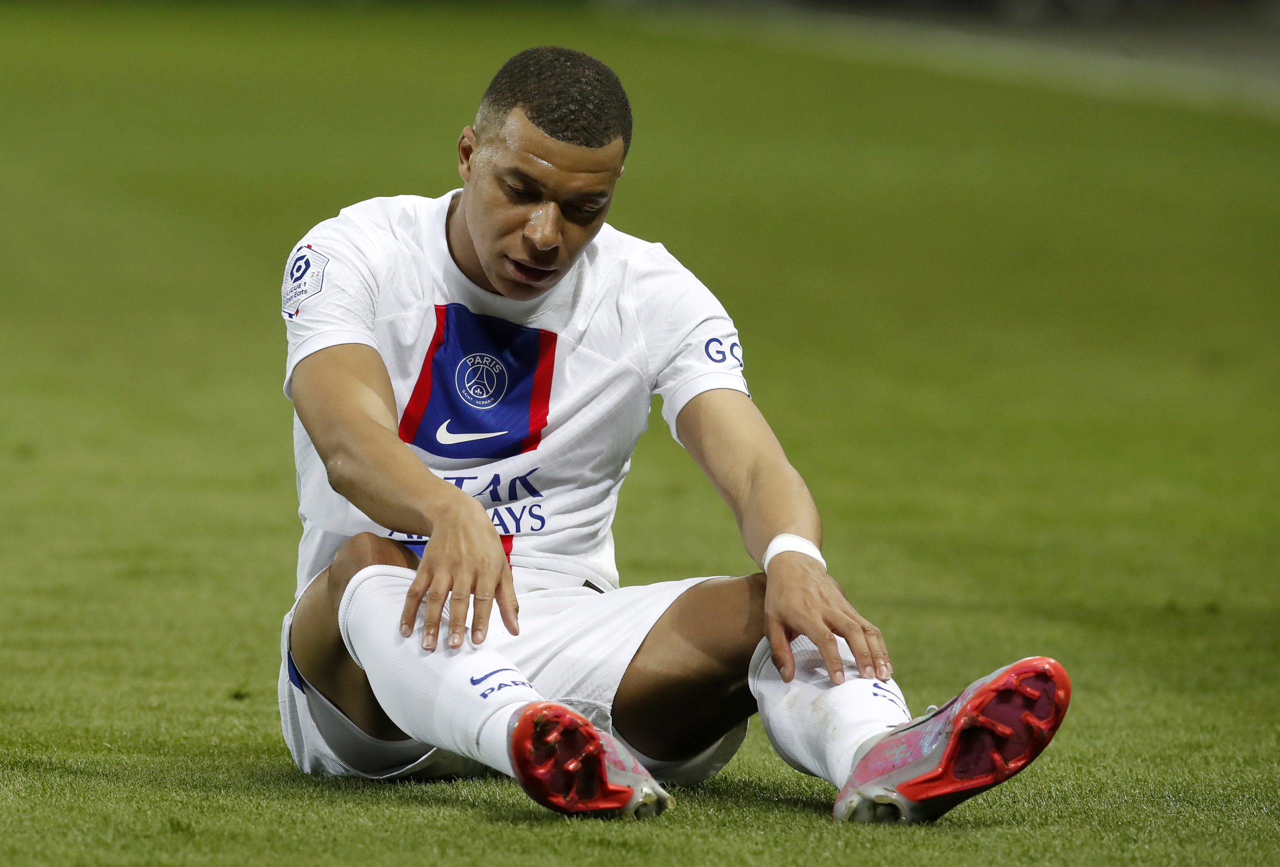 Kylian Mbappe con el PSG. Foto: SEBASTIEN NOGIER / EFE.