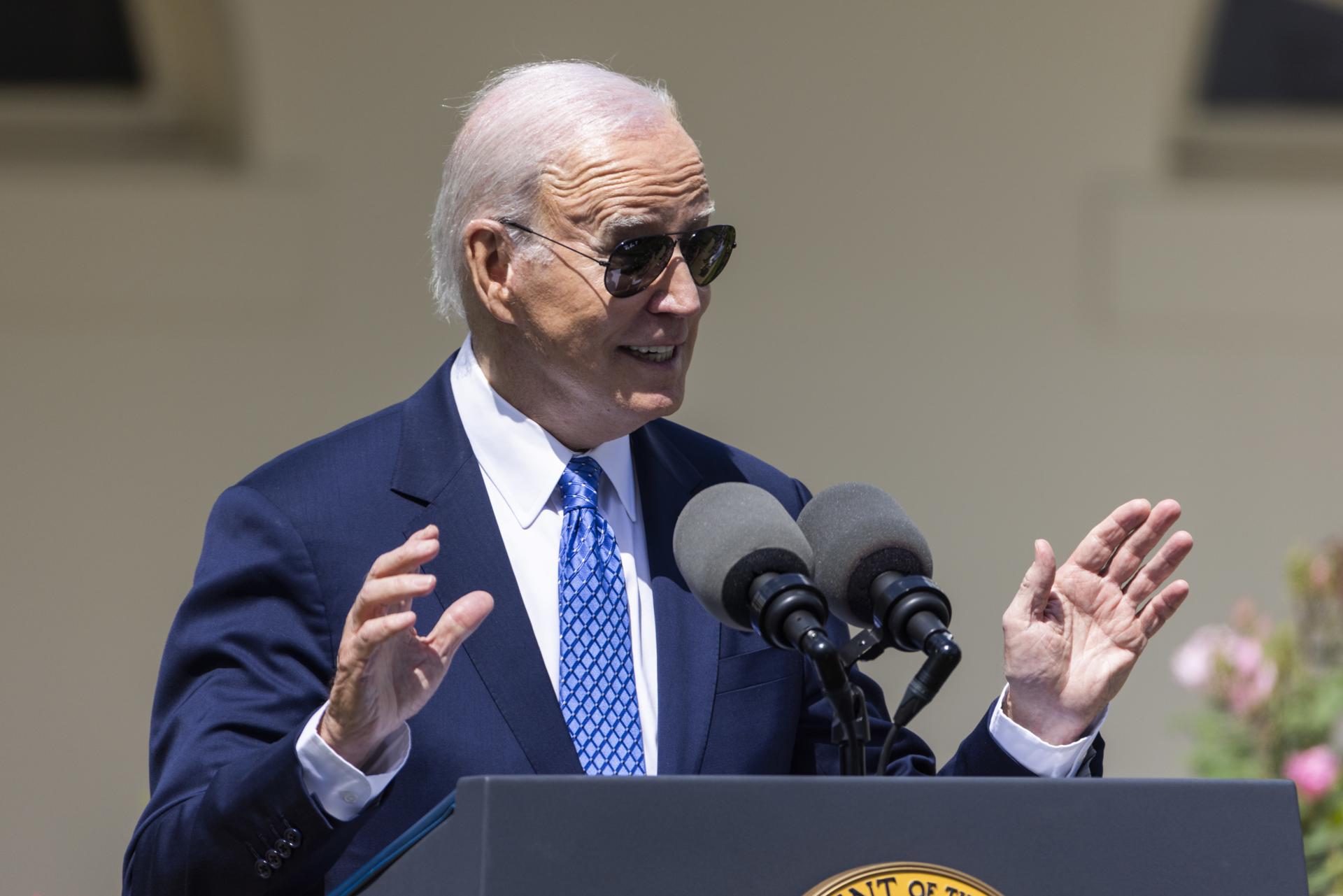 Joe Biden, presidente de los Estados Unidos. Foto: EFE.