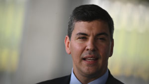 Santiago Peña, presidente de Paraguay. Foto: EFE.