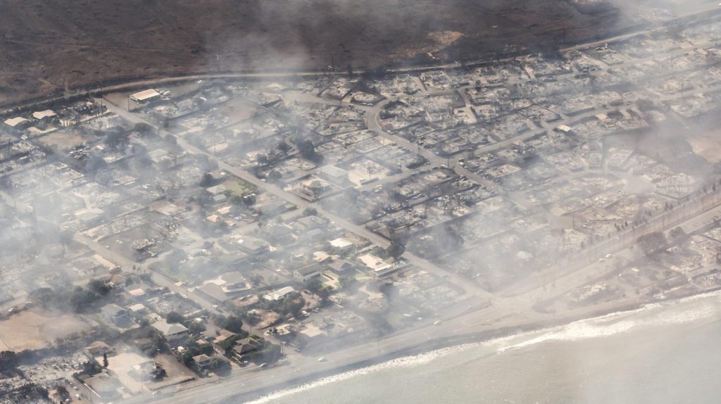 Incendios en Hawái han ocasionado la muerte de casi 60 personas. Foto: EFE.