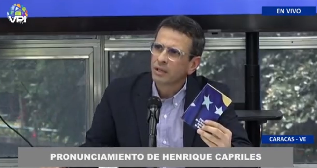 Henrique Capriles, dirigente político venezolano.