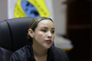 Subdirectora de migración de Panamá, María Isabel Saravia. Foto: EFE.
