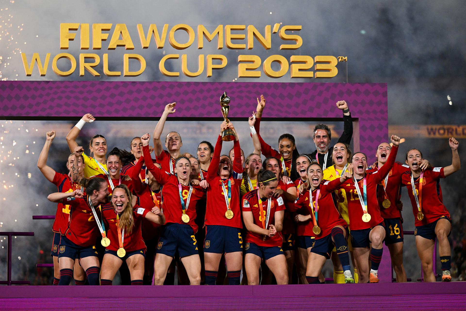 España campeona del Mundial Femenil 2023. Foto: EFE.