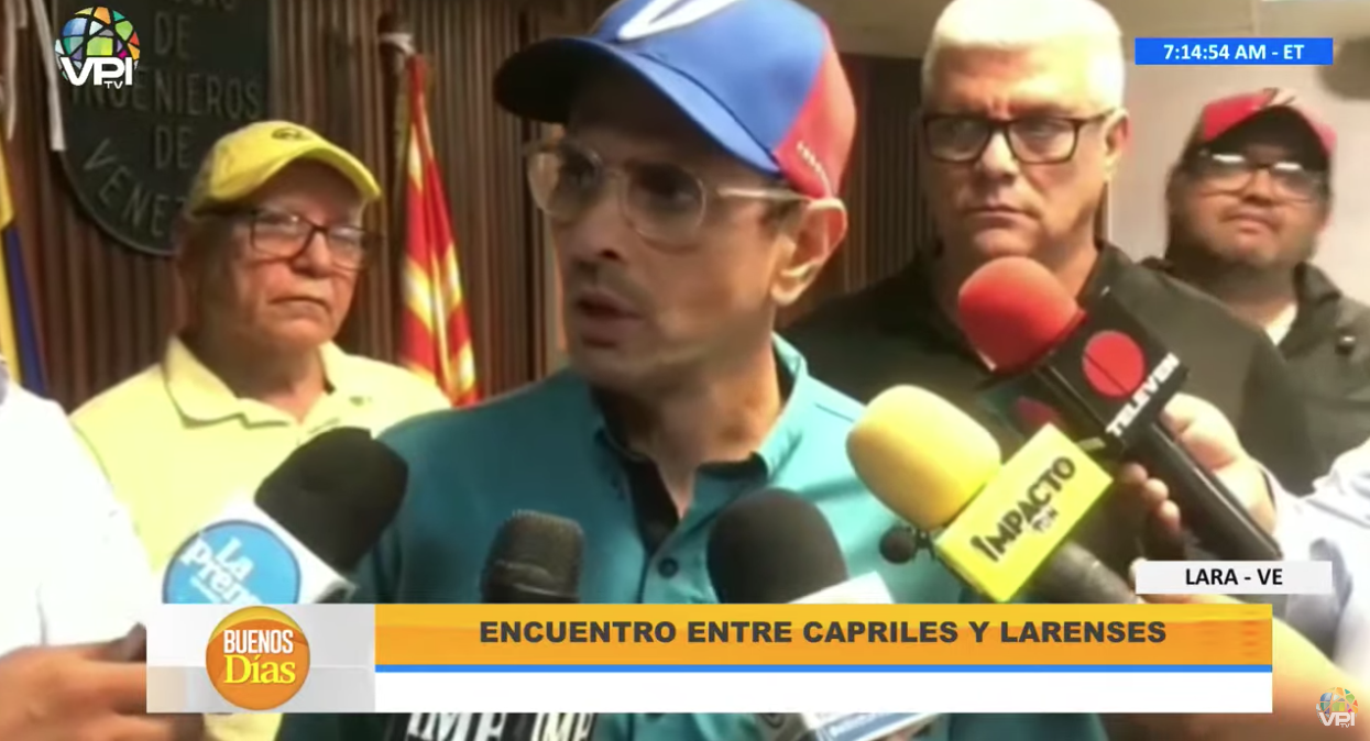 Henrique Capriles Radonski, dirigente político venezolano.