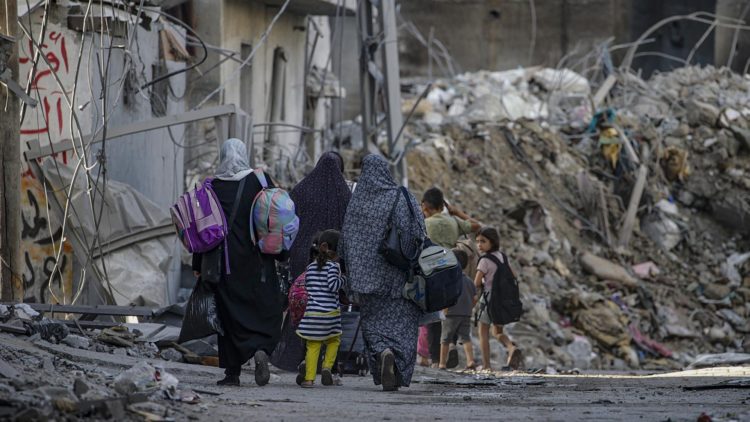 La población civil en Gaza ha sido la más afectada por los enfrentamientos entre fuerzas israelíes contra el grupo terrorista Hamás. Foto: EFE.