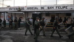 Intervención del Internado Judicial San Felipe, en el estado Yaracuy, Venezuela. Foto: MPPRIJP