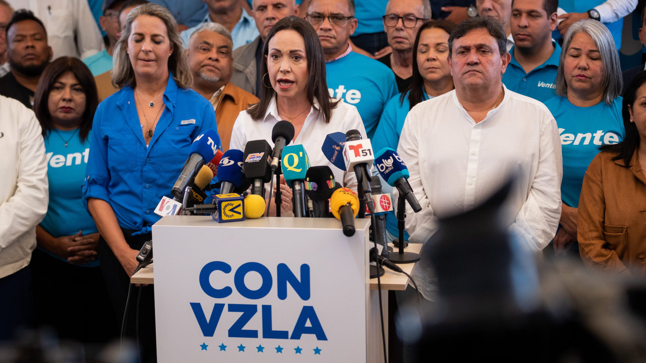 María Corina Machado, líder política venezolana. Foto: EFE.