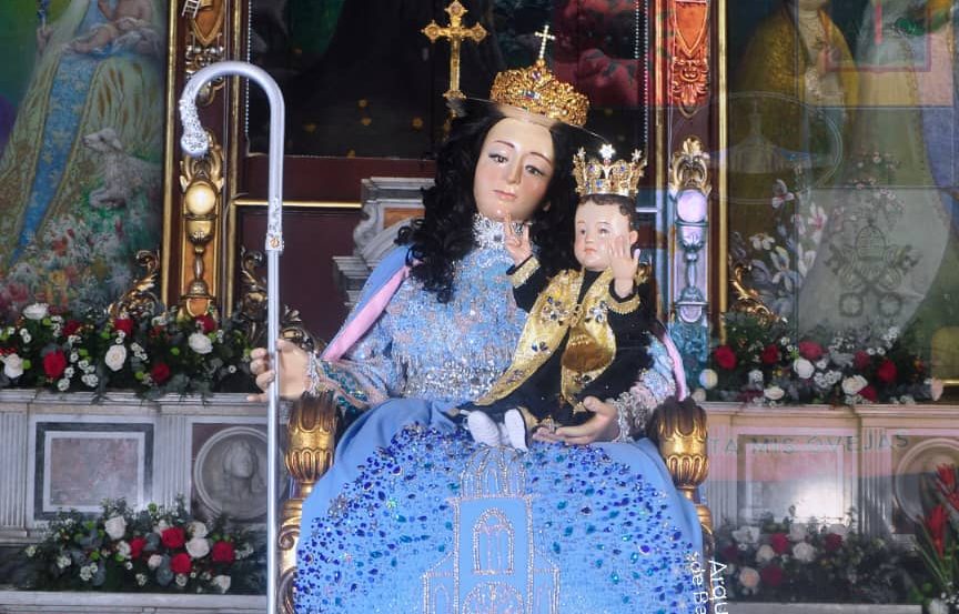Así lucirá la imagen de la Virgen de la Divina Pastora este 2024. Foto: Arquidiócesis de Barquisimeto.