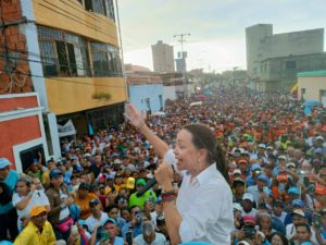 María Corina Machado, líder política opositora venezolana. Foto: Vente Venezuela.