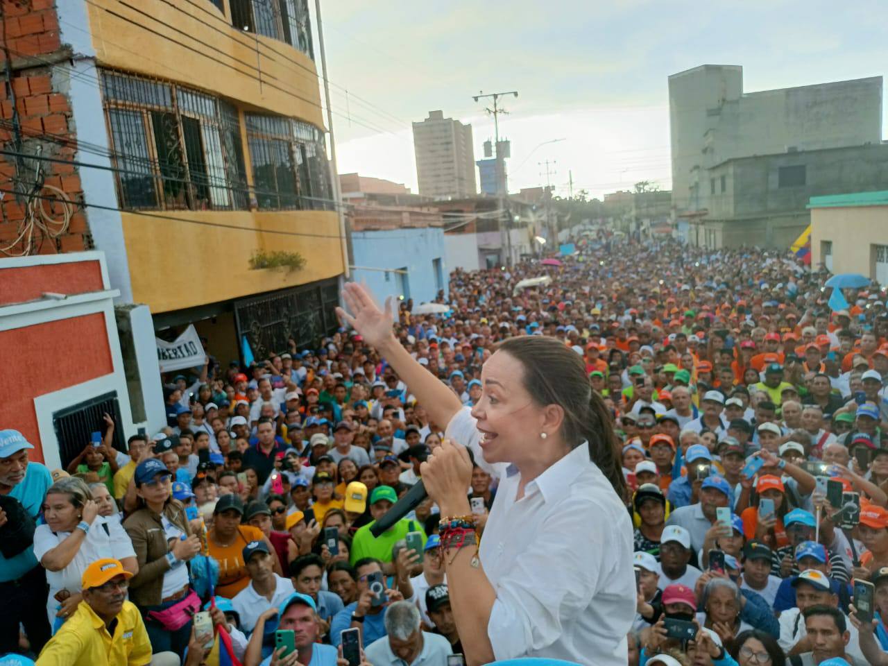 María Corina Machado, líder política opositora venezolana. Foto: Vente Venezuela.