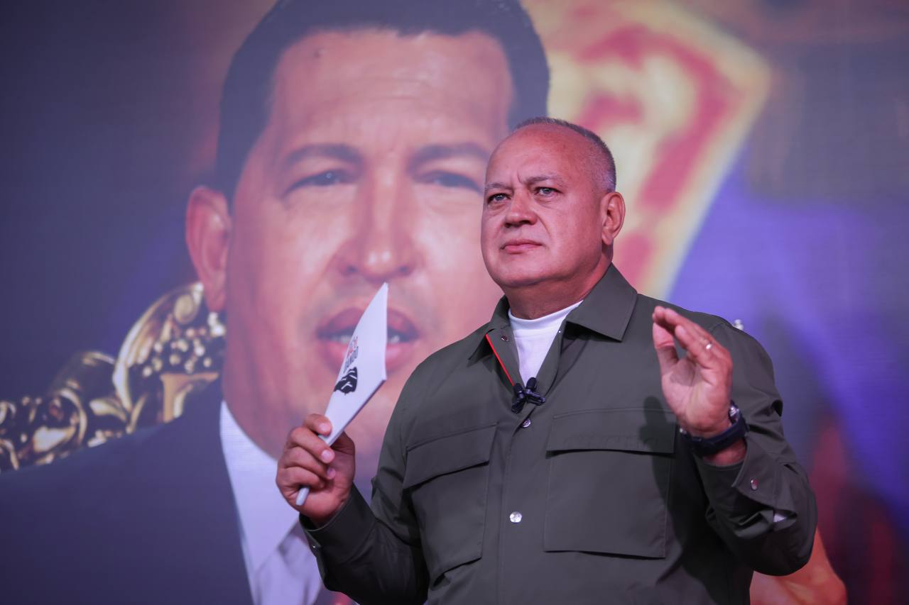 Diosdado Cabello, primer vicepresidente del PSUV. Foto: Con El Mazo Dando.