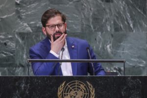 Gabriel Boric, presidente de Chile, durante la Asamblea General de la ONU 2024. Foto: EFE.