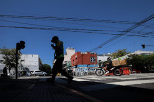 Corte eléctrico en Buenos Aires el miércoles 5 de marzo de 2025. Foto: EFE.