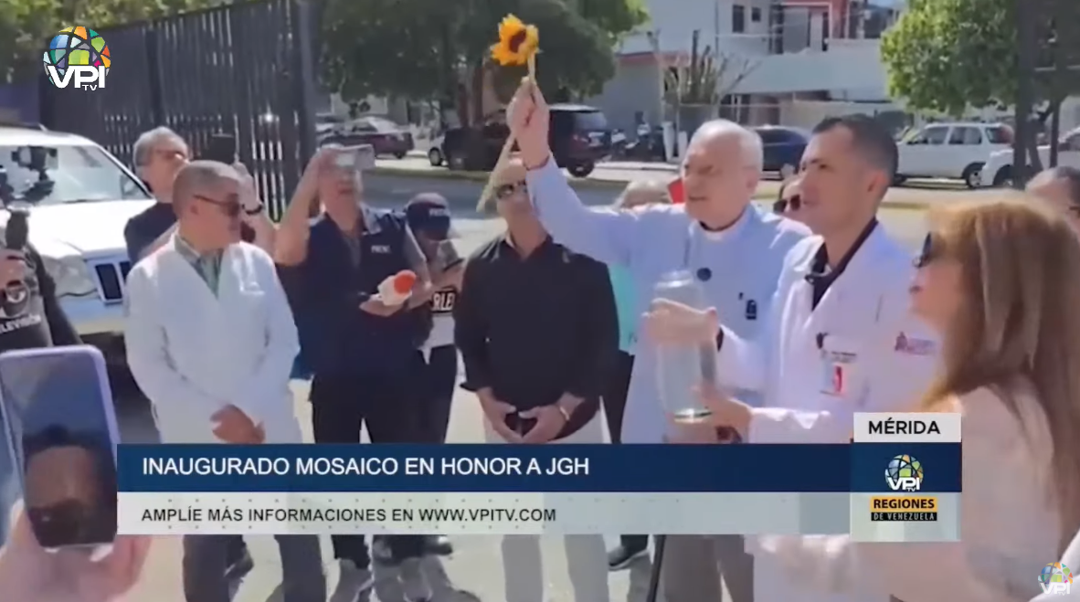 Imponente mosaico de José Gregorio Hernández fue inaugurado en el estado Mérida
