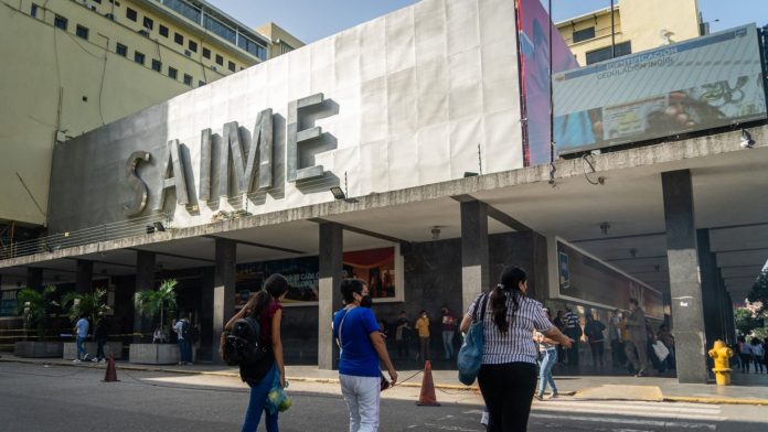 Oficina del Saime en Venezuela. Foto: El Impulso.