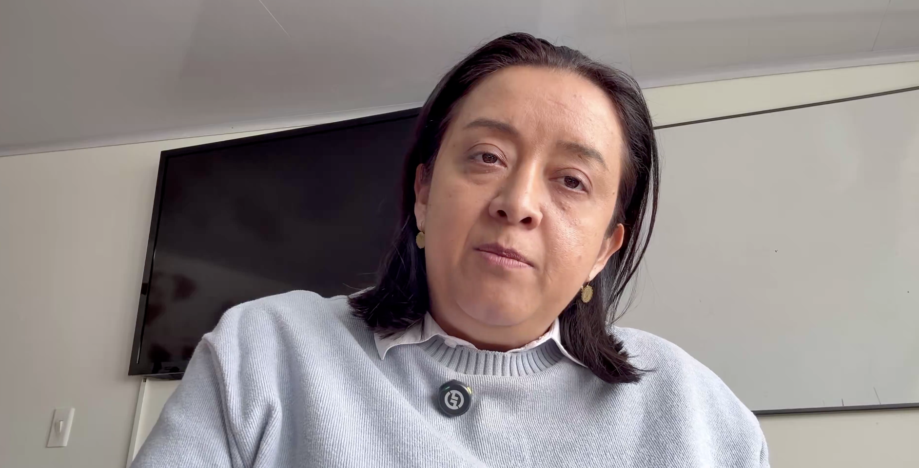 Gaby Arellano, dirigente política venezolana en el exilio.
